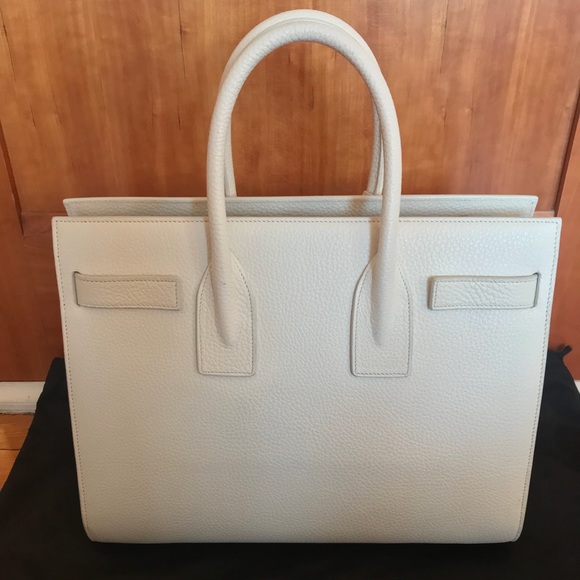 YSL Saint Laurent Small Sac De Jour Ivory Handbag - Picture 5 of 10